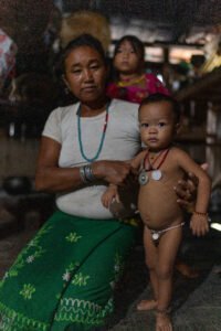 a baby with its gramma