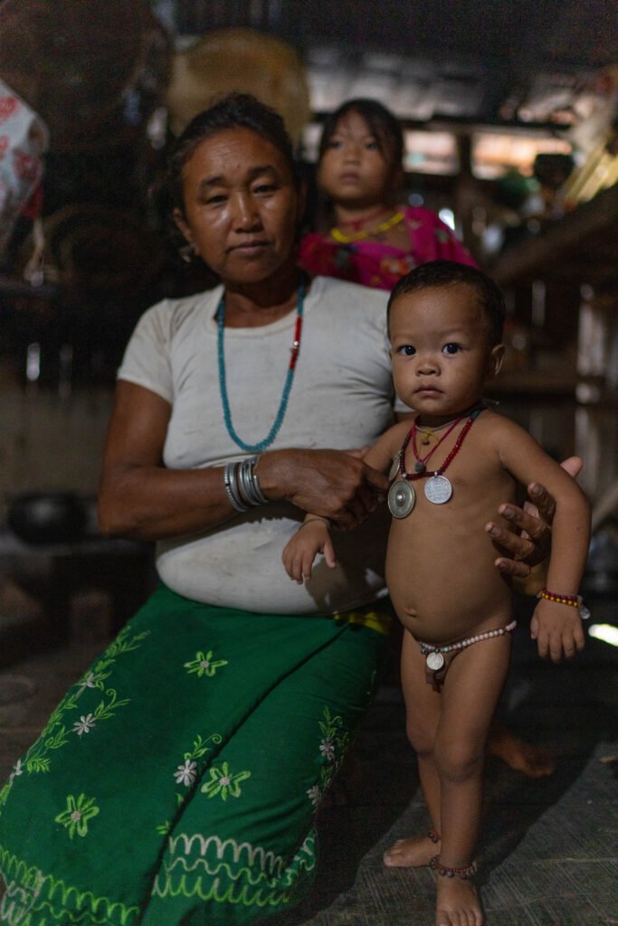 a baby with its gramma